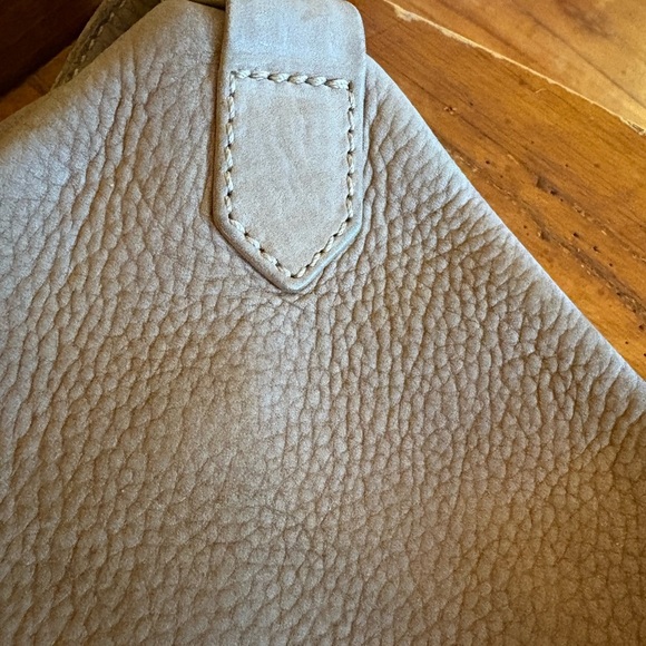 Coach 4944 Pebbled Leather Sling Backpack Taupe, Brass Hardware, Vintage 1990s - Picture 4 of 16